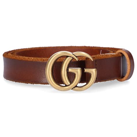 gucci brown leather belt|Gucci brown belt ladies.